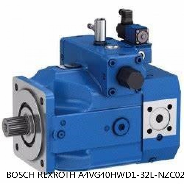 A4VG40HWD1-32L-NZC02F013S BOSCH REXROTH A4VG Variable Displacement Pumps