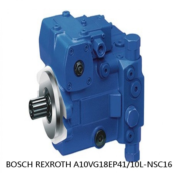 A10VG18EP41/10L-NSC16F015SH BOSCH REXROTH A10VG Axial piston variable pump