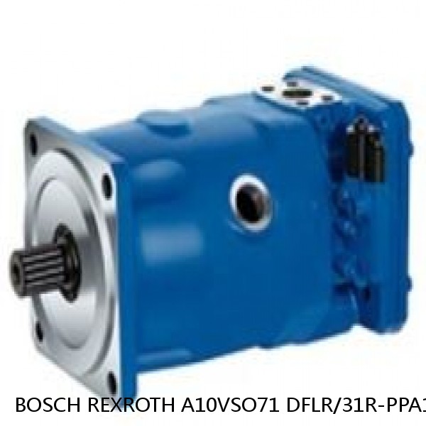 A10VSO71 DFLR/31R-PPA12N BOSCH REXROTH A10VSO Variable Displacement Pumps