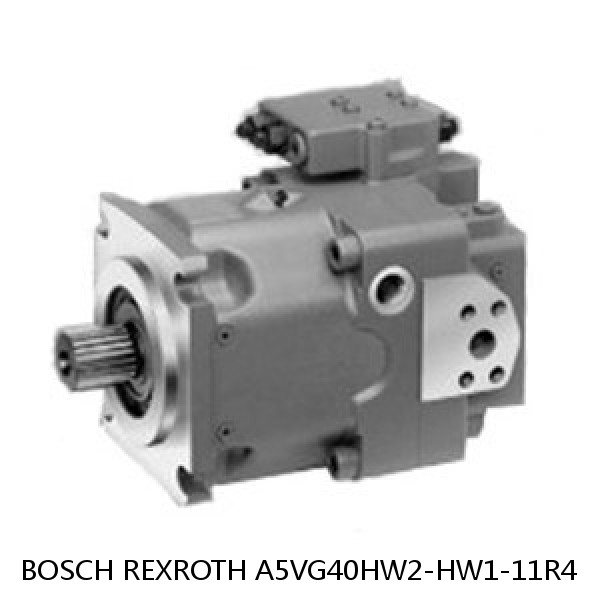 A5VG40HW2-HW1-11R4 BOSCH REXROTH A5VG AXIAL PISTON VARIABLE PUMP