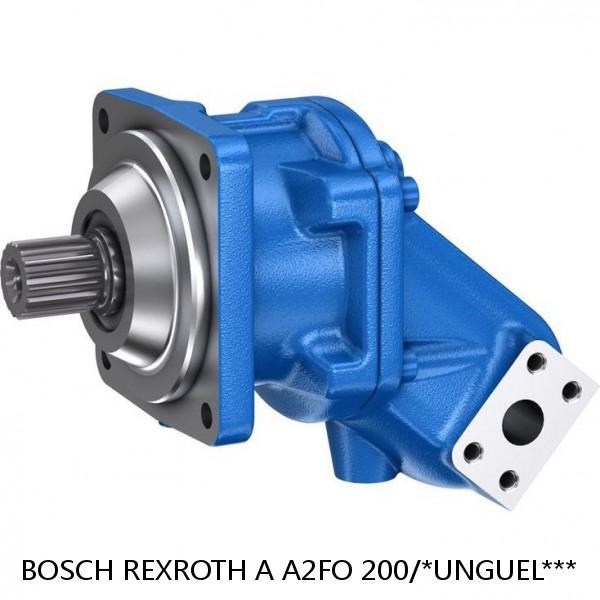 A A2FO 200/*UNGUEL*** BOSCH REXROTH A2FO Fixed Displacement Pumps