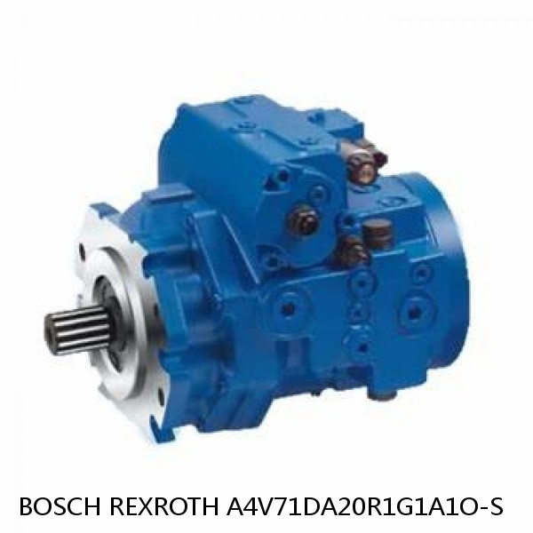 A4V71DA20R1G1A1O-S BOSCH REXROTH A4V Variable Pumps