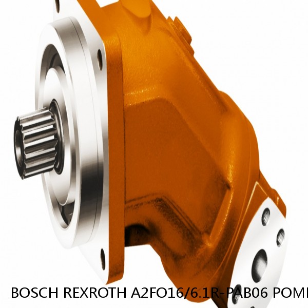 A2FO16/6.1R-PAB06 POMP BOSCH REXROTH A2FO Fixed Displacement Pumps