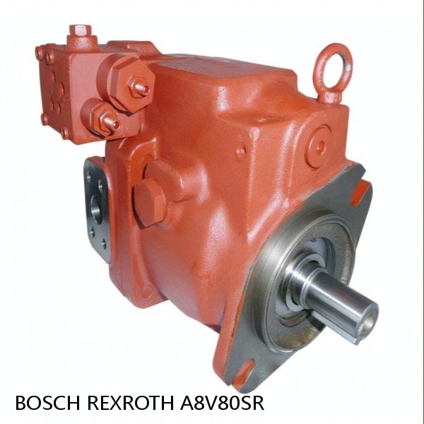 A8V80SR BOSCH REXROTH A8V AXIAL PISTON VARIABLE DOUBLE PUMP #1 image