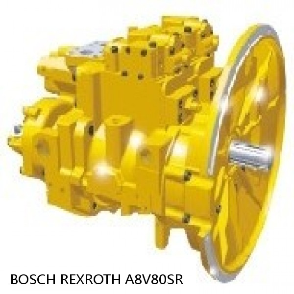 A8V80SR BOSCH REXROTH A8V AXIAL PISTON VARIABLE DOUBLE PUMP #1 image